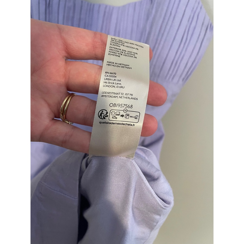 NWT Maeve By Anthropologie Ophelia Dress in Lilac Size 8 Mini Feminine Dainty - Picture 12 of 12